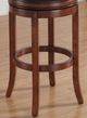 American Woodcrafters Stella Black/Medium Walnut 34" Barstool-2