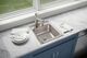 Elkay Lustertone® Classic Lustrous Satin 17" x 20" x 7-5/8" OS4-Hole Single Bowl Drop-In Sink-2