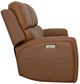 Flexsteel® Linden Caramel Power Reclining Sofa with Power Headrests and Lumbar-2