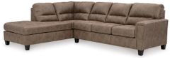 Signature Design by Ashley® Navi 2-Piece Fossil Left-Arm Facing Chaise and Sofa Sectional