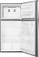 Whirlpool® 30 in. 19.2 Cu. Ft. Monochromatic Stainless Steel Top Freezer Refrigerator-4
