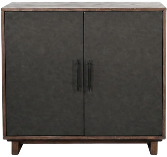 Sunny Designs™ Malibu Ronan Charcoal/Weathered Rum Accent Cabinet-3