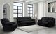 Global Furniture USA 3-Piece Ebony Manual Reclining Seating Set-1