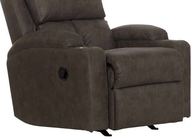 American Wholesale Furniture Kyle Smoke Rocker Recliner-1