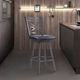 Armen Living Fargo Black/Mineral Counter Stool-1