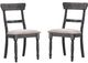 ACME Furniture Leventis 2-Piece Light Brown/Weathered Gray Side Chair Set-0