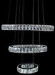 Michael Amini® Asteroids Round Rings Silver LED Chandelier-0