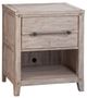 American WoodCrafters Aurora 5-Piece White Wash King Panel Bedroom Set-4
