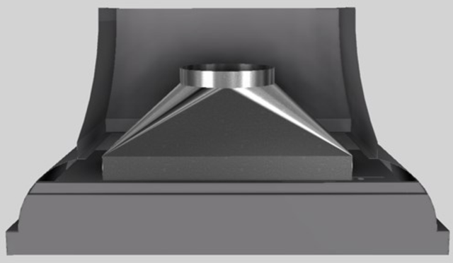 Vent-A-Hood® Designer Series 54" Gunsmoke Wall Mounted Range Hood-1