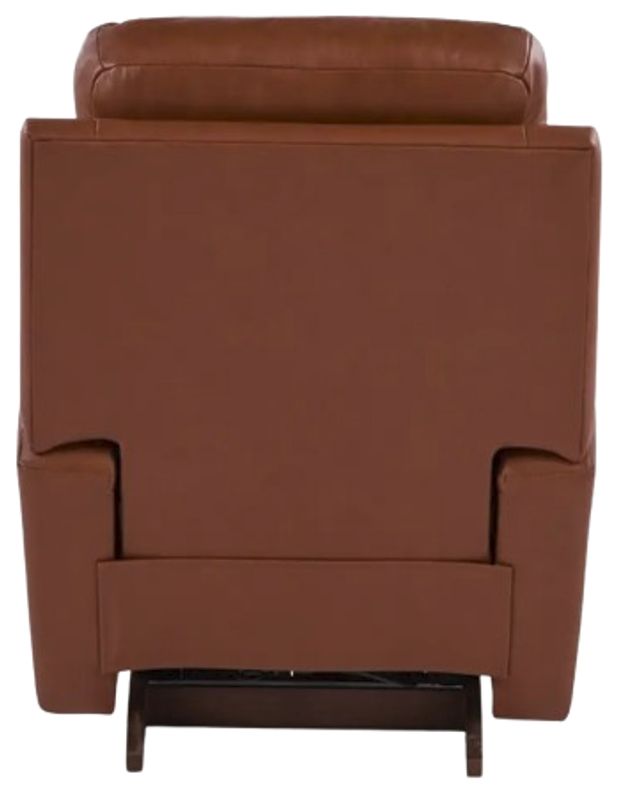 La-Z-Boy® Emmons Oak Leather Power Rocking Recliner with Headrest and Lumbar-1
