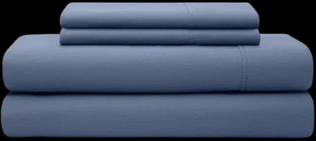 Weekender™ 4-Piece Blue Double-Brushed Microfiber Split King Sheet Set-0