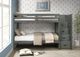 Elements International Sami Gray Youth Twin Over Twin Step Bunk Bed with Right Headboard-1