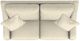 La-Z-Boy® Charlie Porcelain Full Sleep Sofa-5