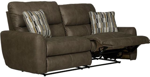 Catnapper® Dorian Eclipse/Pebble Reclining Sofa-4