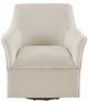 Olliix by Madison Park Cream Augustine Swivel Glider Chair-3