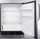 Accucold® by Summit® 24" 5.5 Cu. Ft. Stainless Steel Compact Refrigerator-2
