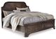 Signature Design by Ashley® Adinton 4-Piece Brown California King Panel Storage Bed Set-1