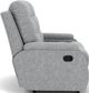 Flexsteel® Kerrie Silver Tweed Reclining Loveseat-2