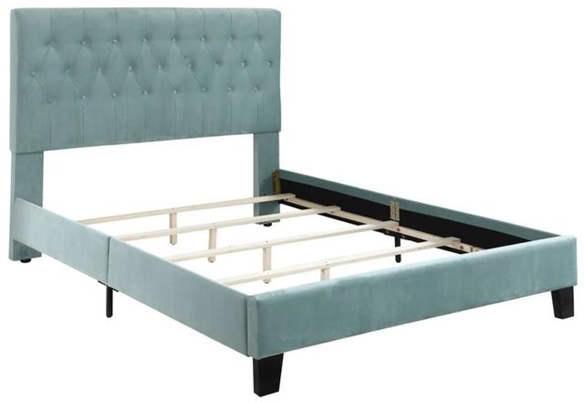 Emerald Home Amelia Light Blue California King Upholstered Panel Bed-3