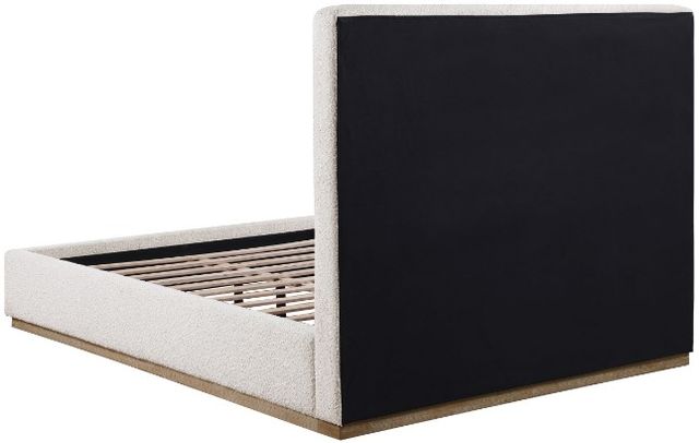 Coaster® Knox Cream Queen Upholstered Panel Bed -3