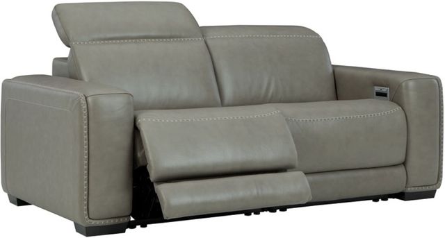 Signature Design by Ashley® Correze 2-Piece Gray Power Reclining Sectional-3