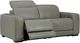 Signature Design by Ashley® Correze 2-Piece Gray Power Reclining Sectional-3