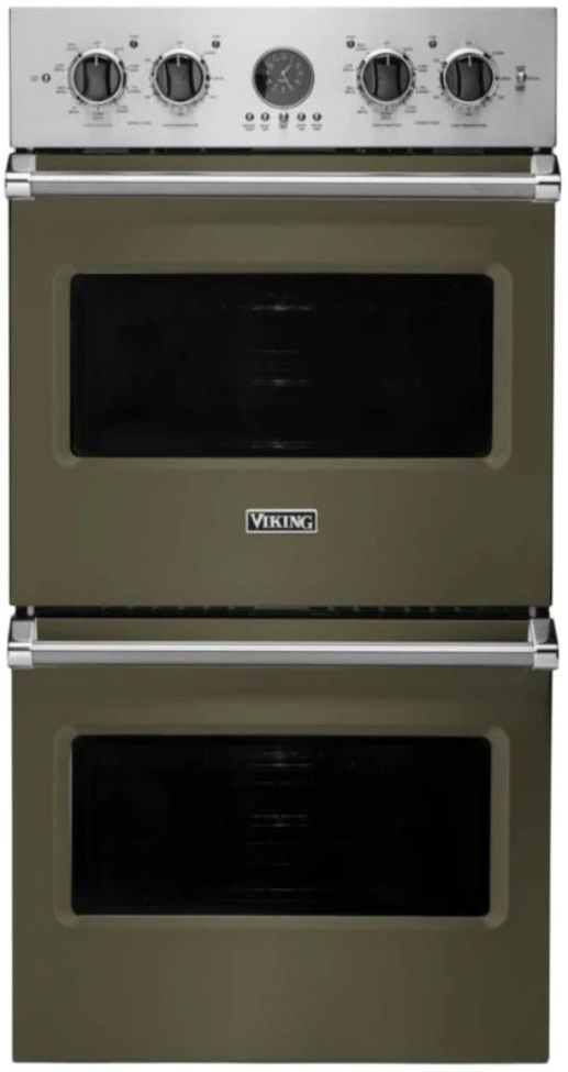 Viking® 5 Series 27" Martini Double Electric Premiere Wall Oven-0