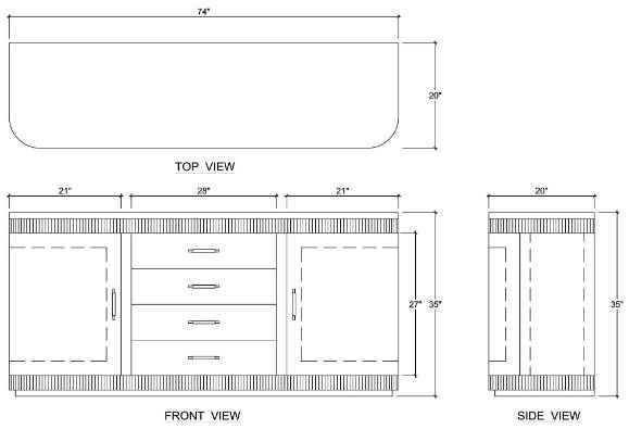 Bramble Customizable Kraton Buffet Cabinet-2