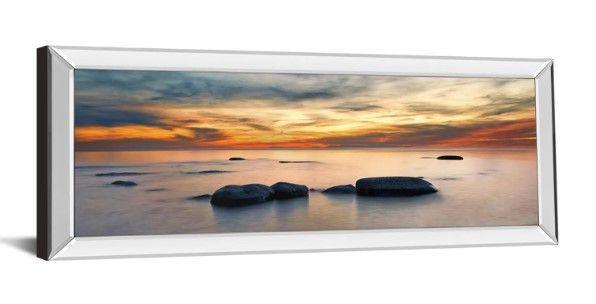 Classy Art Bit of Heaven by Daniel J. Bellyk Mirrored Frame Wall Art-1