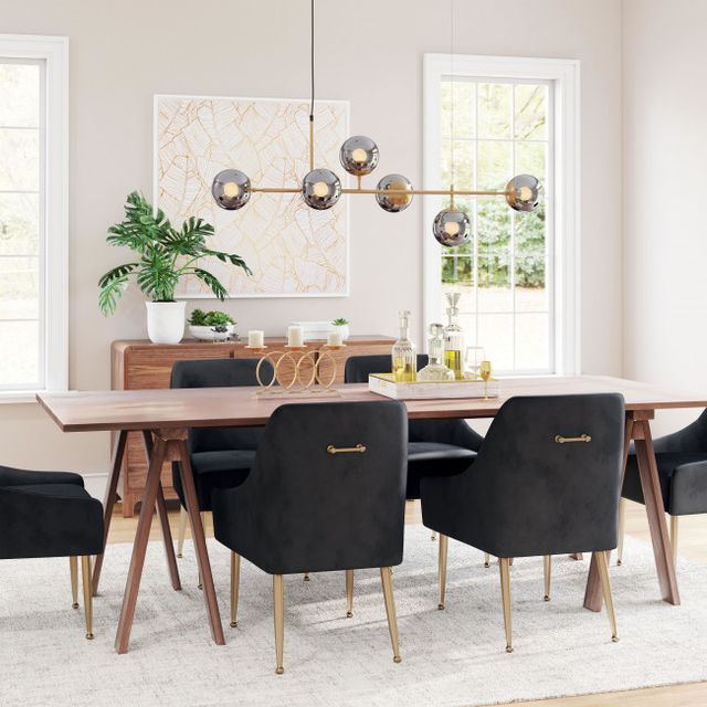 Zuo® Modern Gisela Gold Ceiling Lamp-2