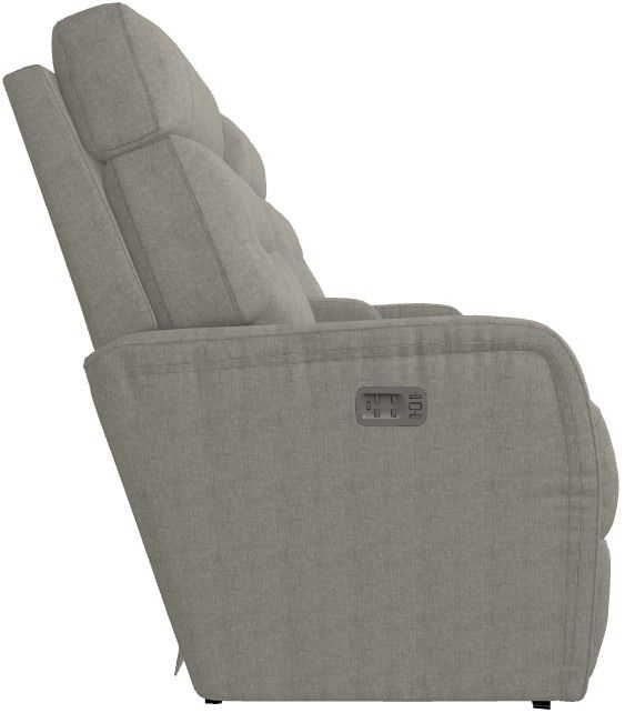 La-Z-Boy® Baron Quarry Power Wall Reclining Loveseat with Console and Headrest-3