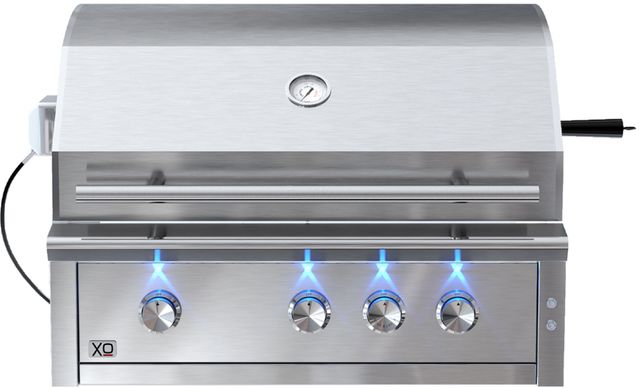 XO 3-Burner Stainless Steel Built-In Natural Gas Grill-0