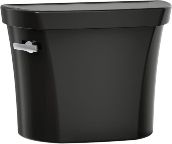 KOHLER® Wellworth® Black 9" Toilet Tank, 1.28 Gpf with Insuliner® Tank Liner-0