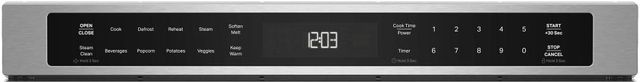 KitchenAid® 24" 1.3 Cu. Ft. PrintShield™ Stainless Finish Microwave Drawer with Steam Cooking-4