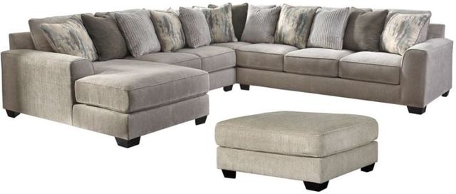 Benchcraft® Ardsley 2-Piece Pewter Living Room Set-0