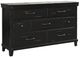 Bernards Spruce Creek Black Dresser-0