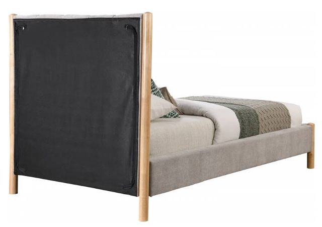 Meridian Furniture Kona Gray Twin Upholstered Panel Bed-2