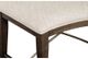 Magnussen Home® Westley Falls Graphite Curved Bench with Upholstered Seat-4