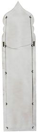A & B Home Weathered White Floor Mirror-1