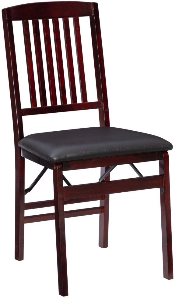 Linon Triena Merlot Folding Chair -0