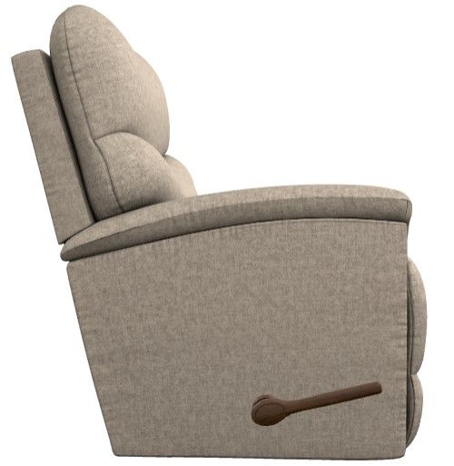 La-Z-Boy® Trouper Gray Leather Manual Wall Recliner-3