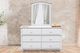 Cottage Creek Furniture Abacoa White Mirror-2