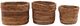 Dovetail Furniture Cleary 3-Piece Natural Basket Set-0