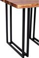 Porter International Designs Manzanita Harvest End Table with Black W Base-2