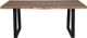 Porter International Designs Manzanita Natural 82" Dining Table with Trapezoid Base-1