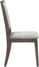 Coaster® Onslow Dark Brown/Gray Dining Side Chair-2