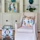 Laura Park Designs Under the Sea Multi-Colored 22" x 22" Throw Pillow-1