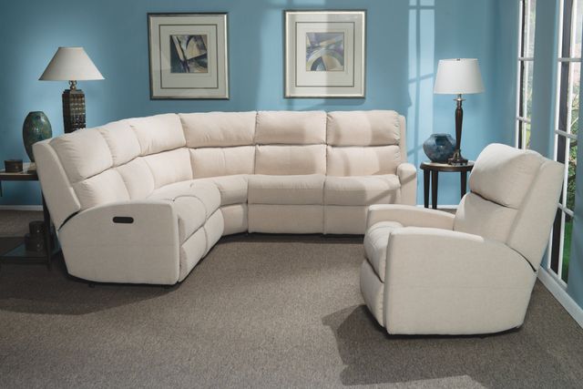 Flexsteel® Catalina Left Arm Facing Power Recliner with Power Headrest-2