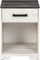 Signature Design by Ashley® Shawburn Charcoal Gray/Whitewash Nightstand-1
