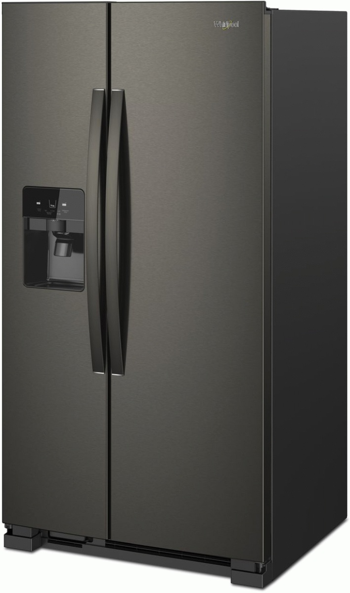 Whirlpool 33 in. 21.4 Cu. Ft. Black Stainless Side-by-Side Refrigerator - Thumbnail 5